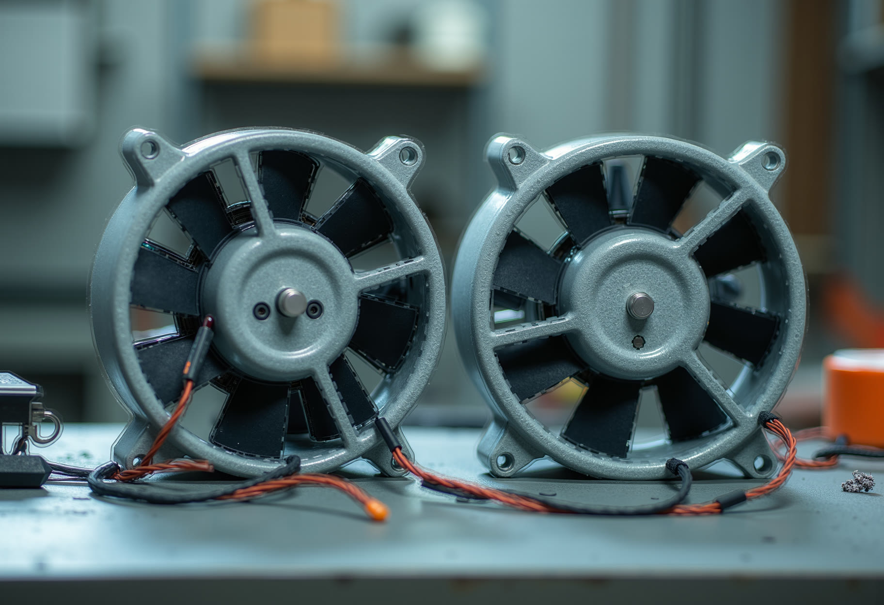 Evaporator fan swapped on a 2021 GE fridge