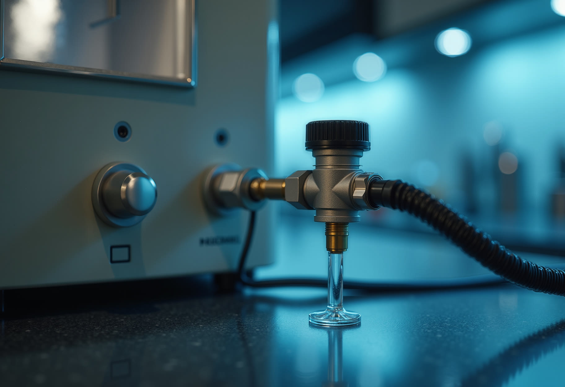 Water inlet valve on a KitchenAid ice maker